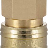 Poppstar Schnellkupplung Druckluft NW 7,2 mit 3/8 Zoll Innengewinde für Druckluft-Anschluss - hochwertige Druckluft-Schnellkupplung mit 3/8 Zoll Innengewinde und hoher Qualität
