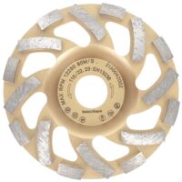 Diamant-Schleiftopf PRODIAMANT 115 mm x 22,2 mm Turbo ST81 für Beton und Naturstein - hochwertiges Werkzeug für Profis