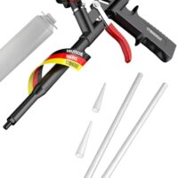 PU Schaumpistole mit Teflonbeschichtung, ergonomischem Griff und Präzision für Bauschaum und Montageschaum