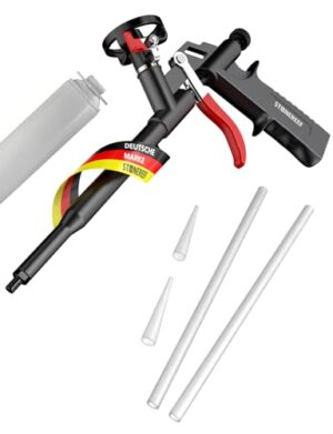 PU Schaumpistole mit Teflonbeschichtung, ergonomischem Griff und Präzision für Bauschaum und Montageschaum
