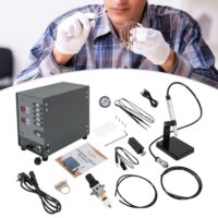 Punktschweißgerät ERnonde elektrisches, hochwertiges Material aus Aluminium, korrosionsbeständig und langlebig, einfache Bedienung, hohe Stabilität, ideale Größe für Bastelarbeiten und Reparaturen, gutes Leistungsniveau
