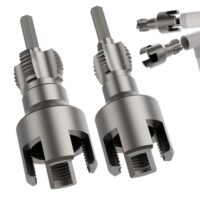 PVC Rohrgewindebohrer für Innen- und Außengewinde Schneiden, Rohrgewindeschneider, Wasserrohr Innengewinde Öffner, Innengewindeöffner Außenrohrgewindewerkzeug PVC/PPR-Rohre Kunststoffrohre