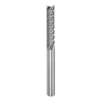 Quarkzmann 4mm Fräser, Hartmetall CNC-Fräser mit geradem Schaft und Kornschneide für PCB-Leiterplatten und Holzschnitzerei