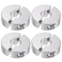 Geteilte Stellringe aus Aluminiumlegierung 6061 mit eloxierter Oberfläche, ideal für Maschinentechnik und Industrie
