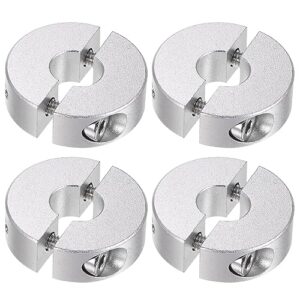 Geteilte Stellringe aus Aluminiumlegierung 6061 mit eloxierter Oberfläche, ideal für Maschinentechnik und Industrie