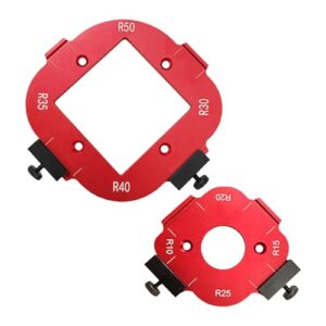 Radius Jig Router-Vorlagen für Holzschreinerei und DIY-Projekte, Aluminiumlegierungs-Holzbrett-Bogenschneide-Hilfswerkzeug für effiziente Holzbearbeitung