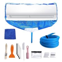 Reinigungsabdeckung für Klimaanlage, Reinigungssatz für wandmontierte Klimageräte, Reinigung und Schutzsatz für Klimaanlagen, Wasserdichter Staubbeutel für Split-Klimageräte mit Wasserschlauch