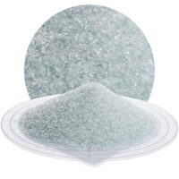 Schicker Mineral Glasgranulat Strahlmittel 25 kg, umweltfreundliches Mehrwegstrahlmittel mit vielen Körnungen zwischen 400-1400 µm für optimales Sandstrahlen, hergestellt in Deutschland