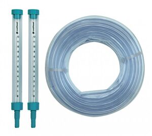 Vorel Schlauch-Wasserwaage mit 25 Meter Schlauch, präzise Wasserwaagen für Gartenbau und Landwirtschaft
