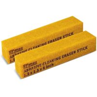 Zwei hochwertige Naturkautschuk-Reinigungsköpfe für effiziente Reinigung von Schleifbändern und -scheiben, 200 x 40 x 40 mm, 2-Pack