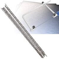 12 Stück Scroll-Sägeblätter, Dekupiersägeblätter mit Spiralzähnen für Holz, Metall und Kunststoff zum Schneiden und Sägen