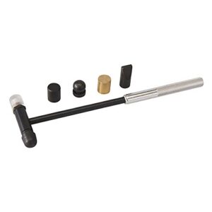 Silverline Schmuckhammer mit 6 auswechselbaren Köpfen, Werkzeug für Schmuckherstellung, Aluminiumstiel, 75 g Gewicht