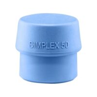 Simplex Einsatz, TPE-Soft, blau, Durchmesser 50 mm, hochwertiger Ersatz für alte Schonhammer
