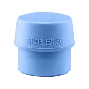 Simplex Einsatz, TPE-Soft, blau, Durchmesser 50 mm, hochwertiger Ersatz für alte Schonhammer