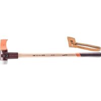 Simplex Spalthammer mit Tempergussgehäuse und Hickory-Stiel, Durchmesser 60 mm