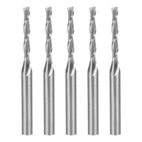 Schaftfräser mit Hartmetall für CNC-Fräsen, 2,0 mm x 15 mm Schaftdurchmesser und 1/8" Innendurchmesser, ideal für professionelles Ergebnis in verschiedenen Materialien wie Nylon, Harz, ABS, Acryl, PVC, MDF und Hartholz
