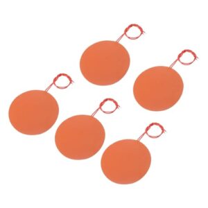 Silikon-Heizmatte, 12V 30W Heizfolie Flexible Heizplatte 100mm Heizmatte für konstante Temperatur, Packung mit 5 Stück
