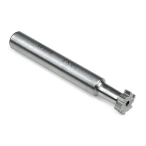 T-Nutfräser, 10 mm Schnittdurchmesser, 6 Rillen, gerader Schaft für professionelles Schneiden von Stahl, Aluminium, Kupfer und Eisen