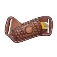 TOURBON Leder-Taschenmesser-Etui für Gürtel, EDC-Holster, Taschenmesser und Werkzeugtasche - handgefertigtes Geschenk für Männer