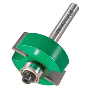Trend CraftPro Fräser-Bit, 1/4-Zoll-Schaft, 12,7 mm Schnittlänge und 35 mm Schnittdurchmesser, Wolframkarbidspitze, C040X1/4TC für professionelle Fräsarbeiten