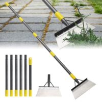 Multifunktionale Flache Gartenschaufel zum Entfernen von Unkraut, Moos und Eis im Garten