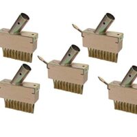 Unkraut Fugenbürsten 5er Set mit je 29 x 30 Metall-Borsten, effektiv gegen Unkraut ohne Stiel