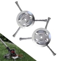 Unkraut Entferner, Unkrautbürste für Rasenmäher, Wildkrautbürste mit 5mm Bohrung und Kegelform