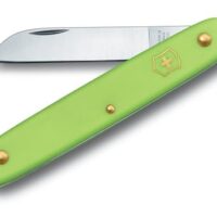 Victorinox Blumenmesser, Garten, Schweizer Taschenmesser, Klingenholz, gerade, hellgrün