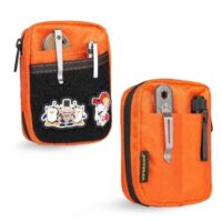 VIPERADE VE31 EDC Pouch Mini EDC Tasche, Kleine Tasche Organize, Mini Admin Pouch mit Klettverschluss für Camping, Buschhandwerk/Reisen/Wandern - Orange