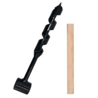 VZU Erdbohrer Hand, professionelles Werkzeug für extreme Langlebigkeit und vielseitige Anwendungen, ideal für Hartholz, Kunststoff und Outdoor-Materialien geeignet.