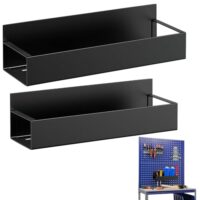 Werkzeughalter für Spraydosen mit Magnet, Wandmontierung, 2-teilig, beweglich, ideal für Werkstatt und Garage