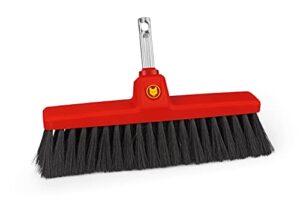 WOLF Garten HB 350 M STUBENBESEN, ein hochwertiges Reinigungstool mit Naturhaarbürsten für Haushaltsarbeit und Gartenpflege