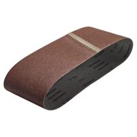 6 Gewebe-Schleifbänder mit Körnung 80 für Holz und Metall, flexibel und langlebig, ideal für Bandschleifer