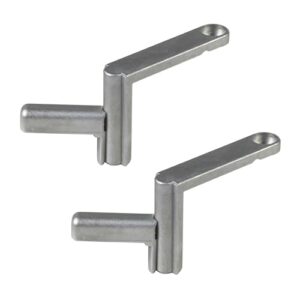 Wolfcraft Schnellspanner für schnelles Fixieren von Werkstücken an 20-mm-Bohrungen, kompatibel mit MASTER-Arbeitstischen und Made in Europe