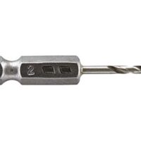 Wolfcraft Metallbohrer HSS geschliffen, Sechskantschaft, Ø 2 mm - Ideal für Bohrungen in harte Materialien