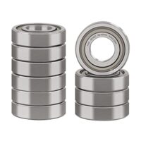 XiKe 10 Stück 684ZZ Mini Kugellager aus Chromstahl, vorgeschmiert und mit doppelter Metalldichtung. Vielseitige und zuverlässige Lagerlösung für Heimwerken, DIY-Projekte oder professionelle Anwendungen.