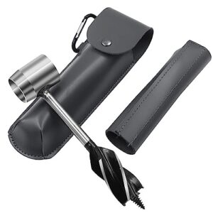Hochwertiger Handbohrer für Outdoor-Aktivitäten, Bushcraft und Camping. Chrom-Vanadium-Stahl mit Handgriff aus rostfreiem Stahl. Robust und widerstandsfähig. Ideal für Bohren von Hämmern, Leitern, Ahornsirupzapfen und mehr.