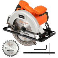 Leistungsstarkes Kreisägen für Holz, PVC und andere Materialien, mit Staubabsaugsystem und Einstellbare Schnitttiefe und -winkel
