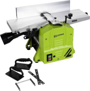 Zipper ZI-HB204N Abricht- und Dickenhobelmaschine 1500W mit Hobelwerkzeug, Sicherheitsschalter und Absaughaube