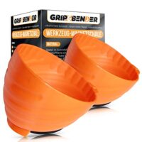Zwei Magnetische Werkzeugschalen aus ABS-Kunststoff für die Werkstatt, Magnetische Schüssel für metallische Kleinteile wie Schrauben