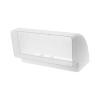 Hochwertiger Kunststoff-Rechteck-Kanalbogen für Rohranschluss, 220 x 90 mm / 22 x 9 cm, Lüftungssysteme, Heizsysteme, Kühlsysteme, Kunststoff-Teil, Kanalverbinder