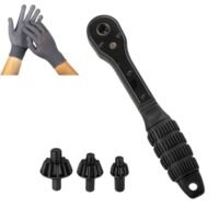 Generisch 4-teiliges Eisen-Bohrschlüssel-Set, professionelle Master-Bohrfutterschlüssel, ideal für Heimwerker und DIY-Fans