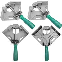 4-stück Winkelspanner aus hochwertiger Legierung, rechtwinkliger Klemme für Holz, Metall und Glas zum Schweißen und Schreinerarbeiten geeignet