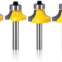 Abrundfräser Set mit Lager und 6mm Schaft für Holzbearbeitung, hochwertige Oberfräse für präzise Bearbeitung