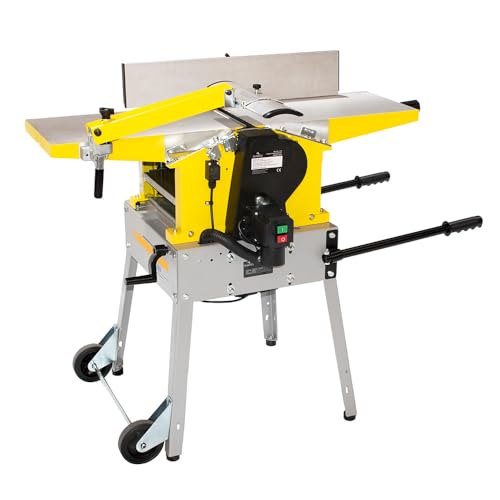 Hochwertige Abricht- und Dickenhobelmaschine BHM-260 mit 260mm Hobelbreite und 2200 Watt Motor, ideal für Heimwerker und Profis