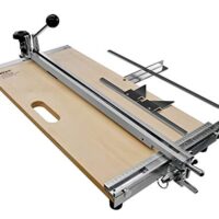 BERG Fliesenschneidemaschine FSM 530 MH, zwei Brechvorrichtungen, großes Format 357 x 357 mm, Plattenstärke bis 20 mm, Hartmetallschneiderad, Tragegriff und Transportsicherung