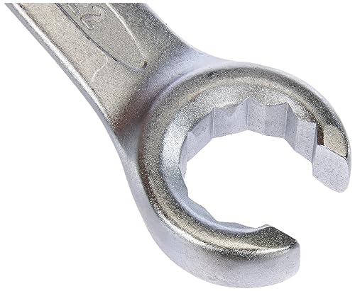 Hochwertiger offener Doppel-Ringschlüssel mit einer Schlüsselweite von SW 17 x 22 mm aus Chrom-Vanadium-Stahl