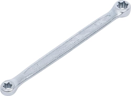 Doppel-Ringschlüssel mit E-Profil-Ringköpfen, Chrom-Vanadium-Stahl, warm geschmiedet, für Heimwerkerprojekte geeignet, hochwertige Werkzeuge für die Werkstatt