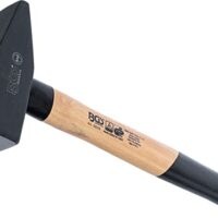 Schlosserhammer mit Hickory-Stiel und DIN 1041-Zertifizierung, ideal für Arbeiten mit Nieten und Dübeln.