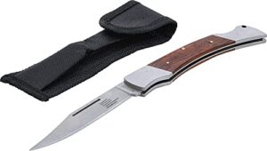 Taschenmesser von BGS Do it yourself mit Holzgriff und 240 mm Länge
